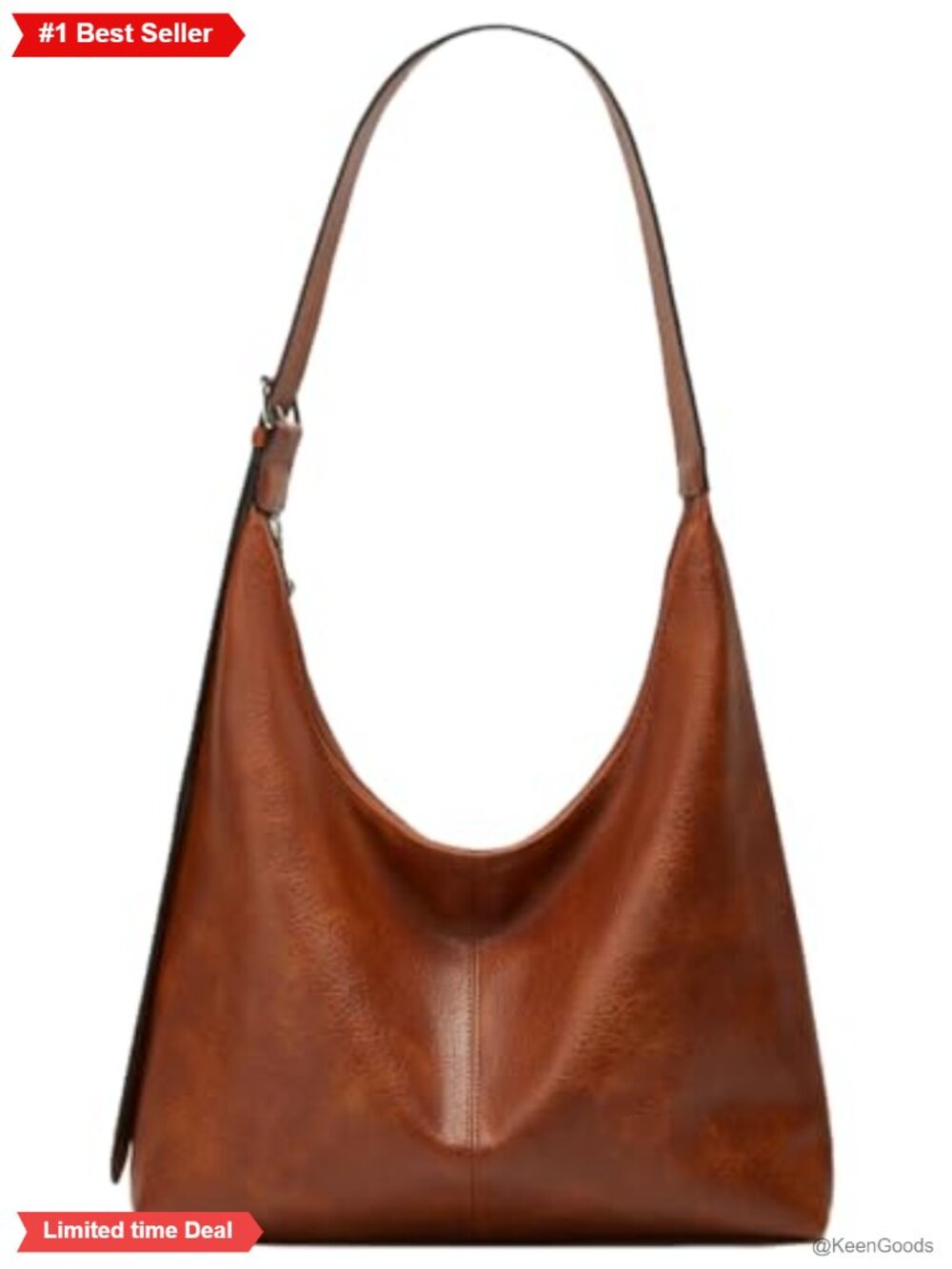 Slouchy Tote Bag Vegan Leather Shoulder Crossbody Handbag Purse